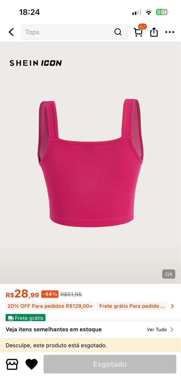 Shein cropped  - Foto 2