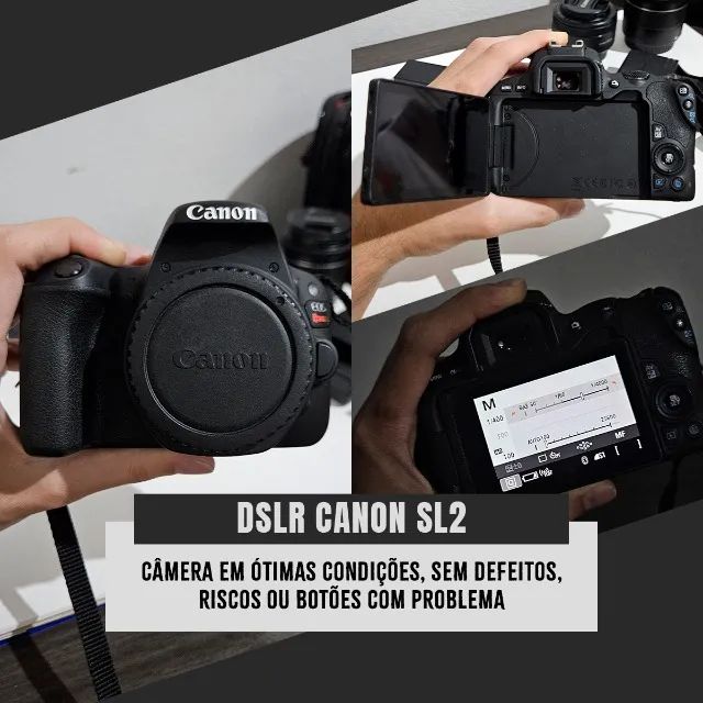 KIT CANON SL2 E ACESSÓRIOS65606297377154121