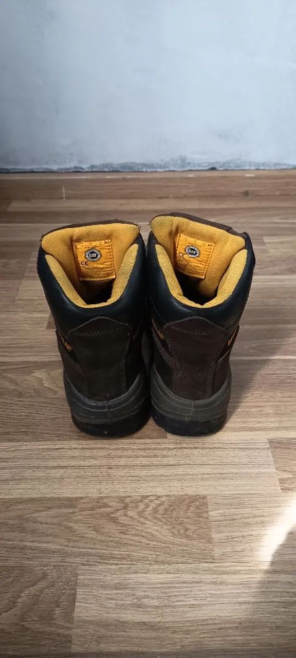 Bota CAT Original Segurança S3 SRC Couro Nº 44 Importada - Foto 3