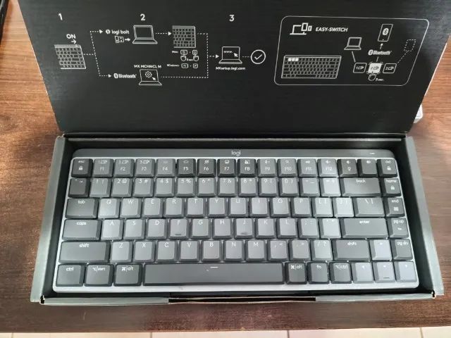 Teclado Logitech MX Mechanical Mini - Pouco Uso