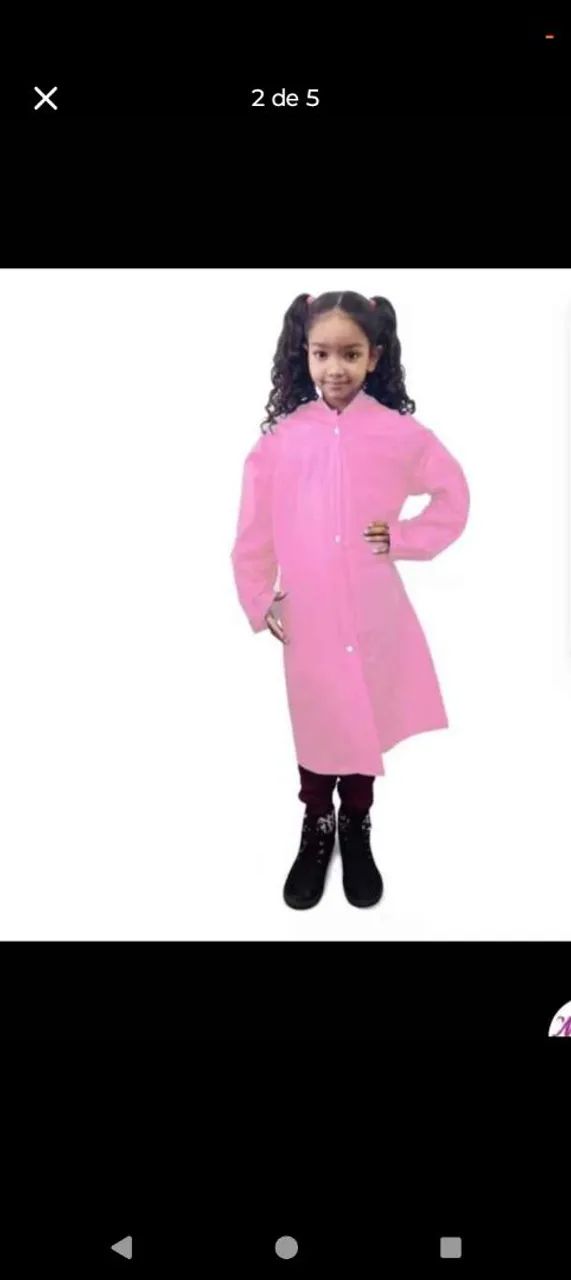 Capa de chuva infantil  - Foto 2