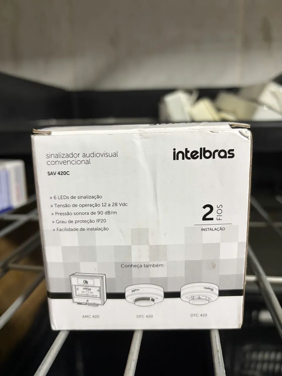 Sinalizador Audiovisual Convencional Sav 420c Intelbras  - Foto 2