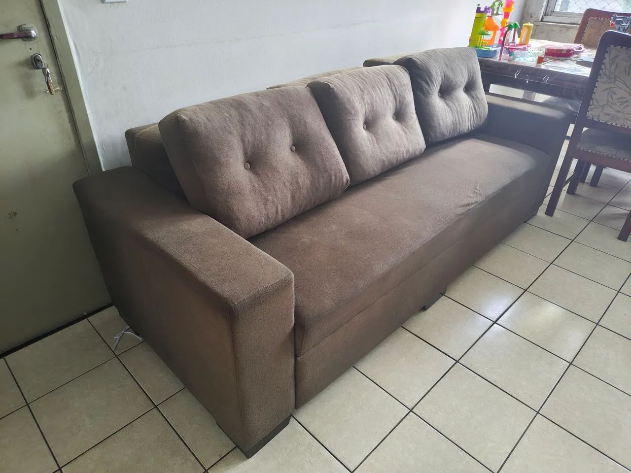 Sofá de 3 Lugares (222 x 91 x 76 cm)