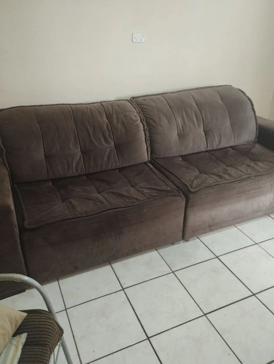 Sofá retrátil grande 
