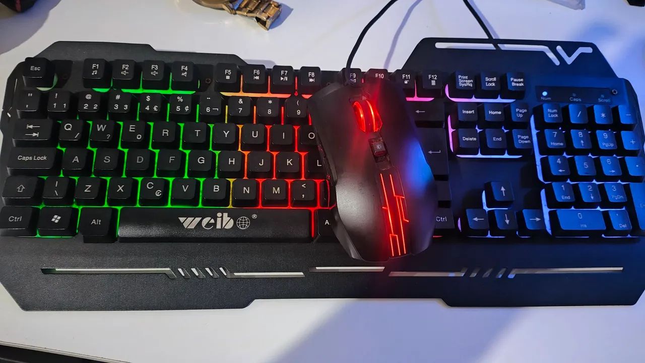 Kit Teclado e mouse 