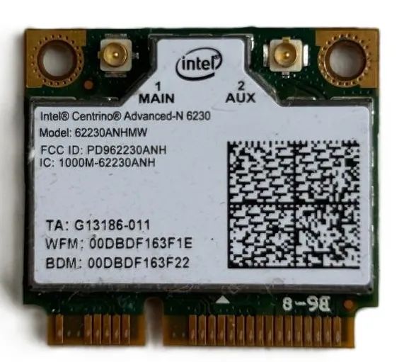 Placa Wi-Fi Intel Centrino Advanced-N 6230 62230ANHMW 