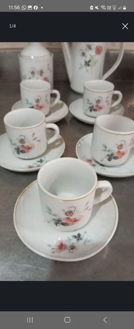 Conjunto de café vintage