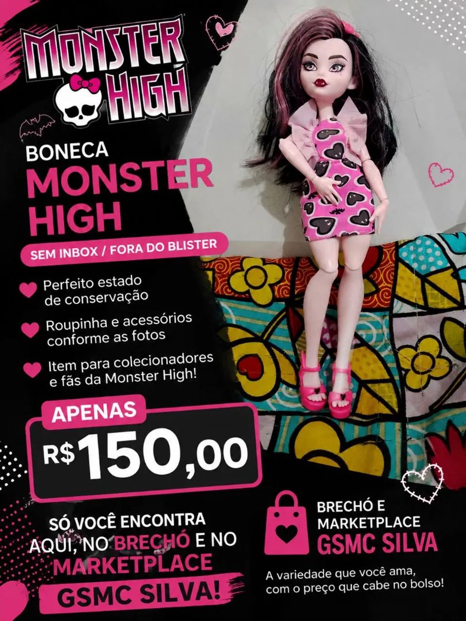 Boneca monster high original