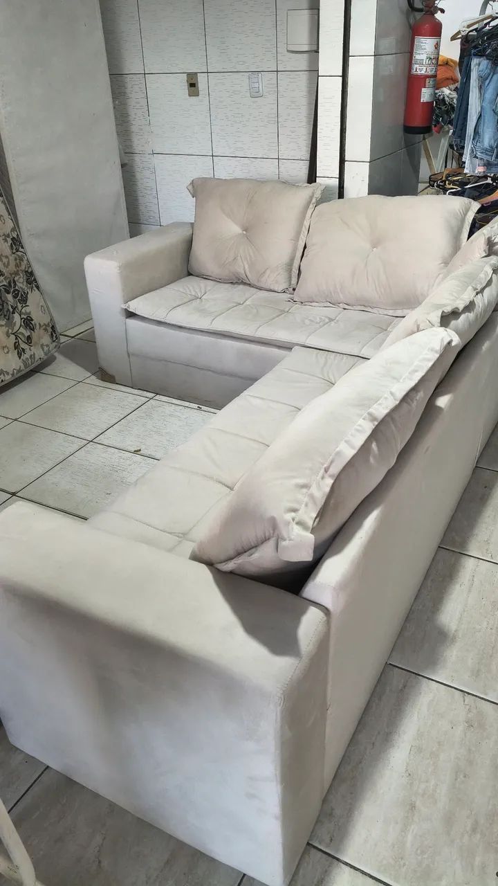 Sofá de canto em L - Foto 4