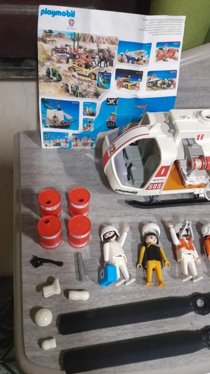 Playmobil Estrela Helicoptero Resgate - Foto 4
