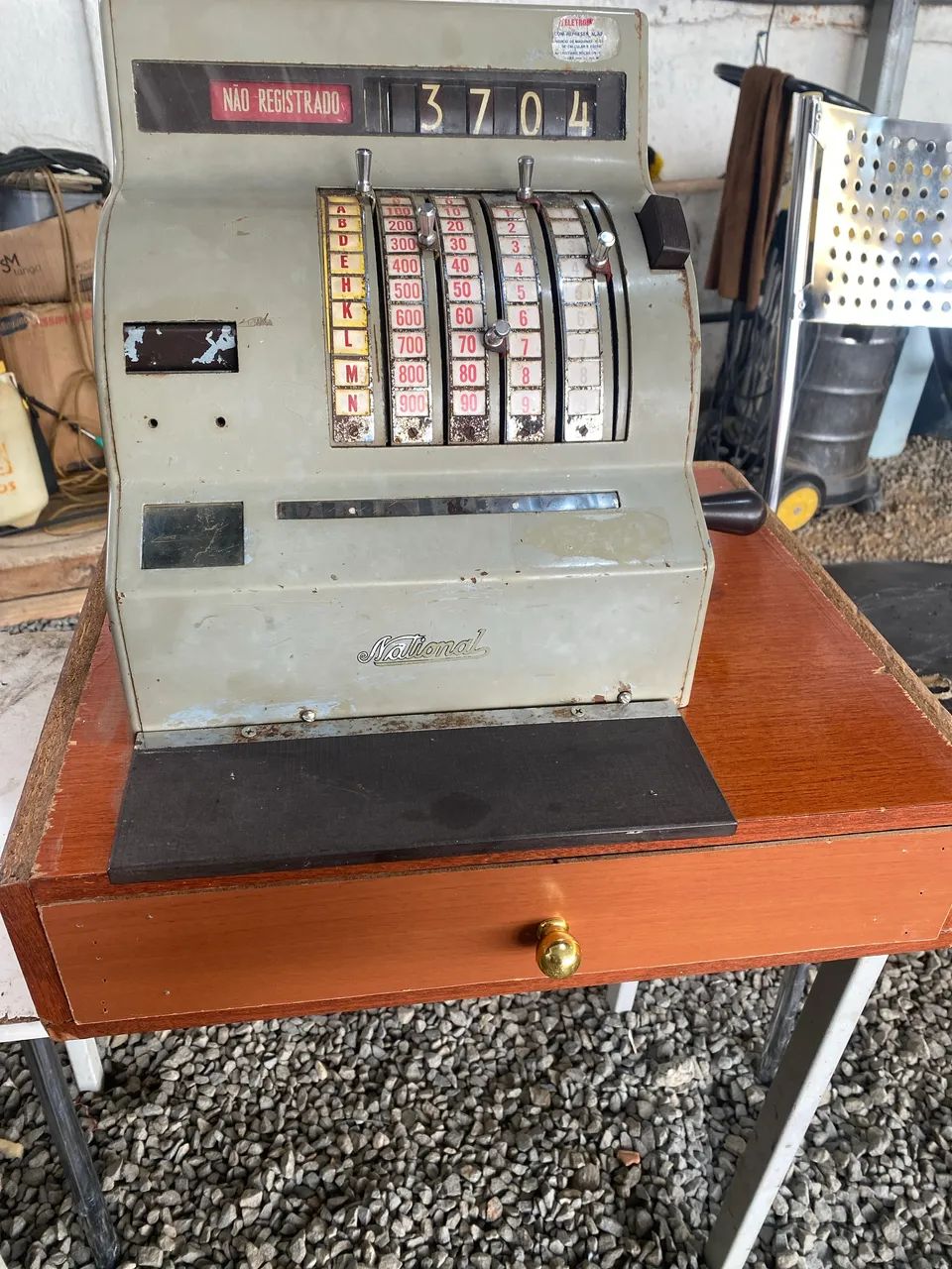 Máquina registradora antiga  - Foto 2
