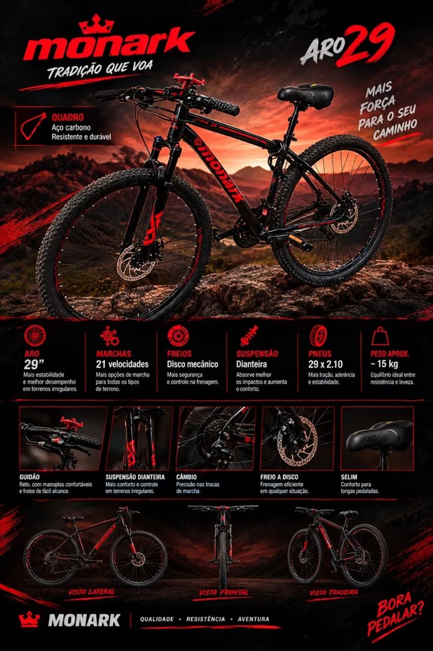 Bicicleta monark 