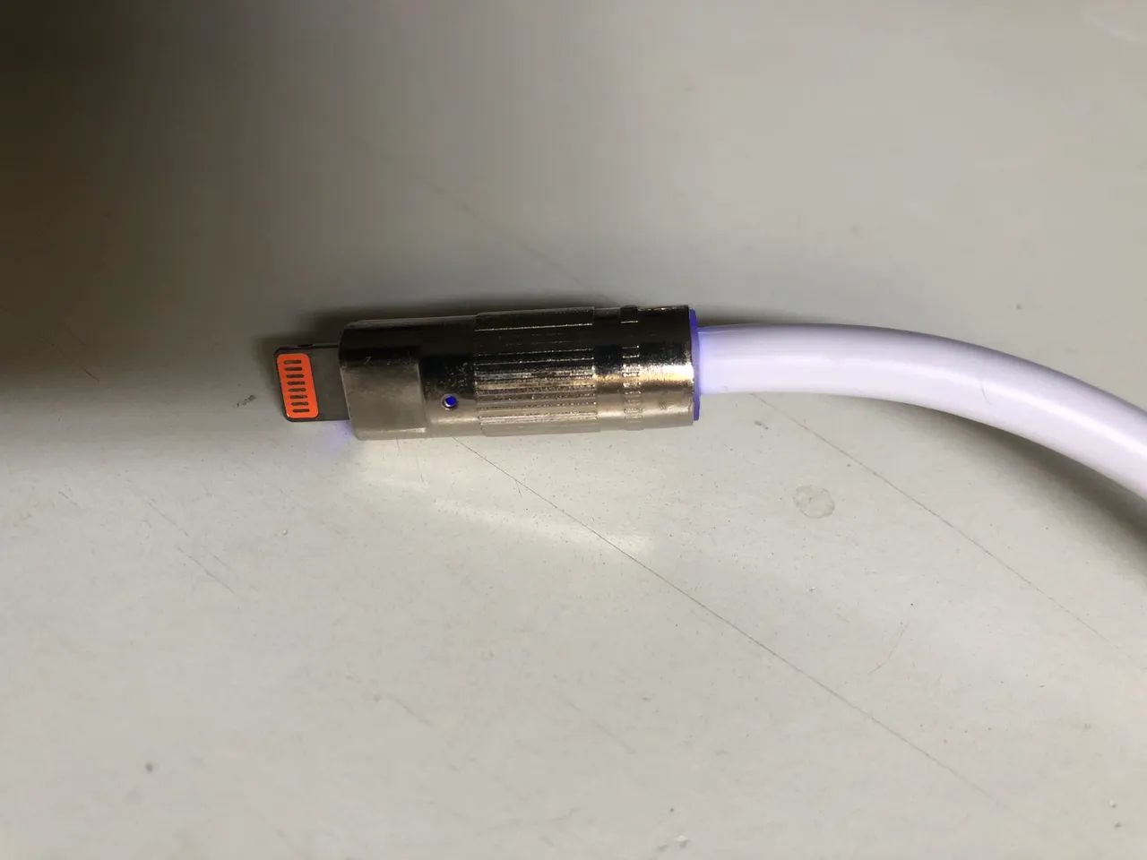 Cabo de carga rápida de silicone para iPhone 120W - Foto 3