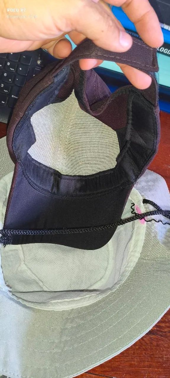 Kit Caminhada Premium: Boné Marrom + Chapéu Australiano (Praticamente Novos) - Foto 3