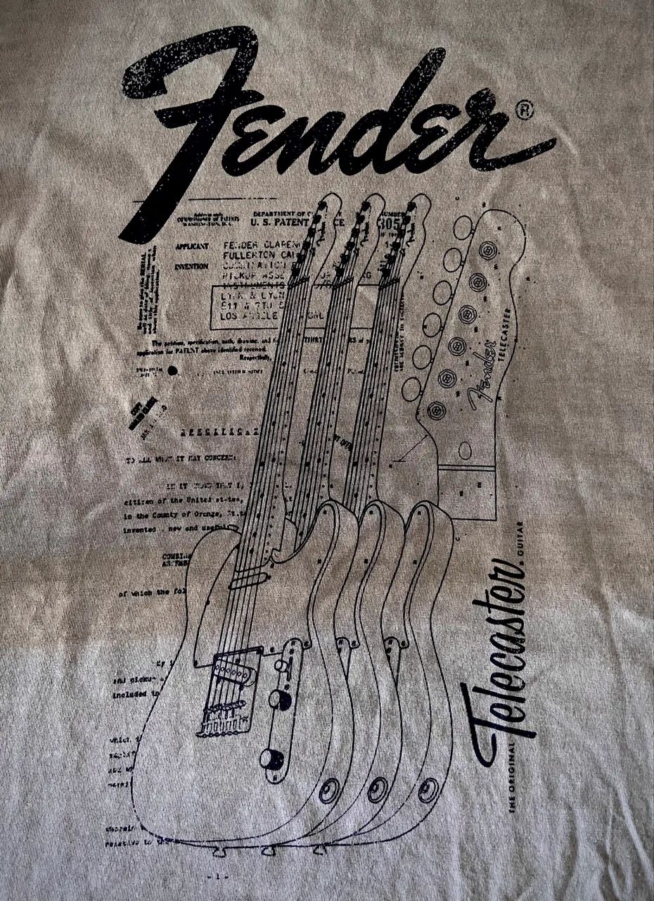 Camiseta Fender Guitarra Telecaster - Foto 2