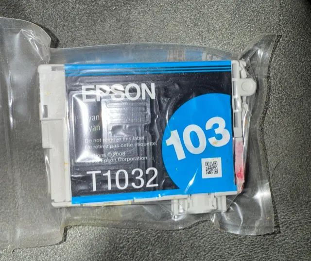 7 cartuchos de tinta EPSON T1033 Magenta, T1032 Cyan, T inicial 229 preto, 194-I preto, - Foto 2