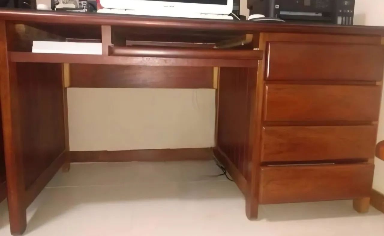 Mesa de escritório em madeira  - Foto 2
