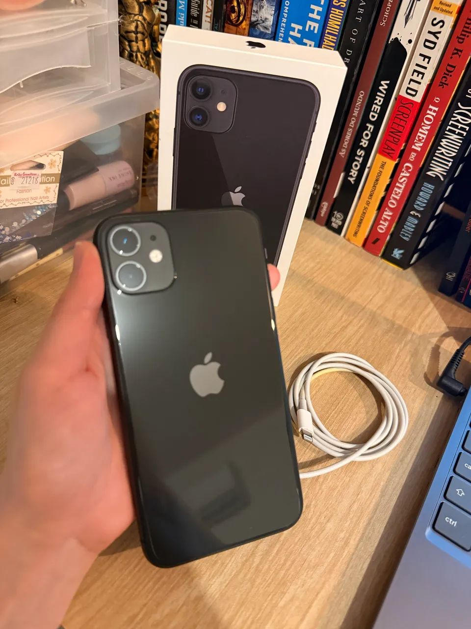 iPhone 11 128GB c/ caixa e acessorios  - Foto 3