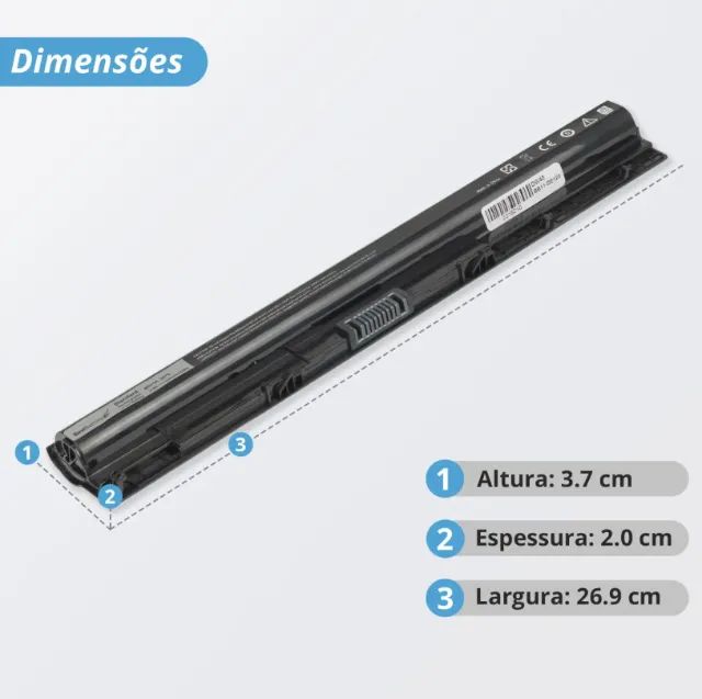 Bateria para Notebook Dell Inspiron - 3576 e Modelos Compatíveis - Foto 2