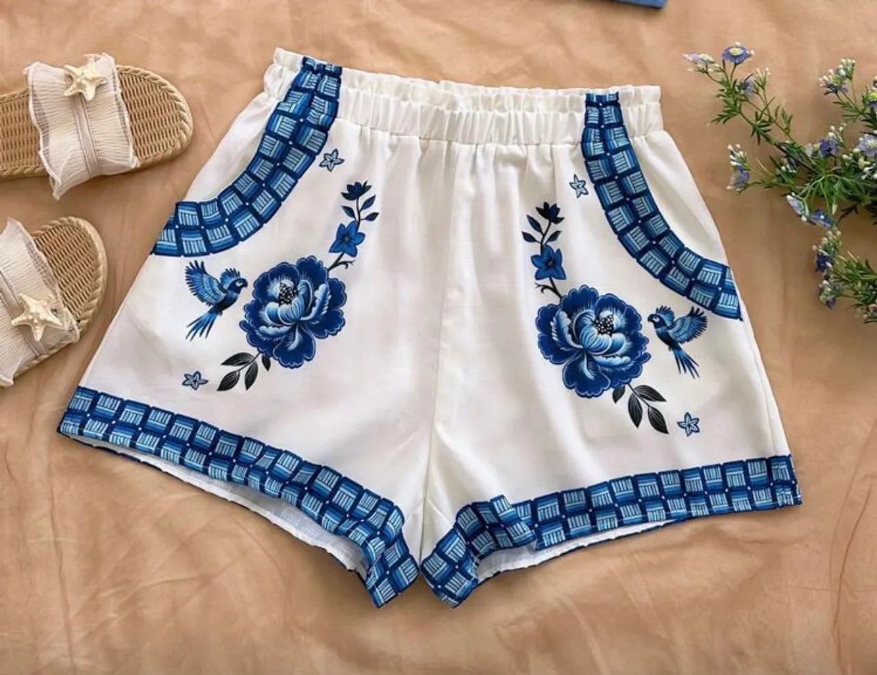 short estampado malha  - Foto 3