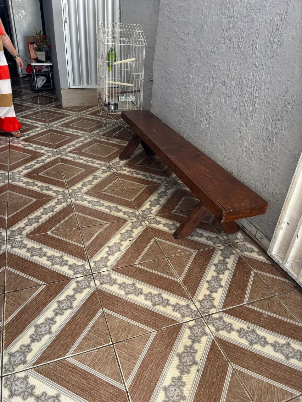 Mesa de canto do churrasco 