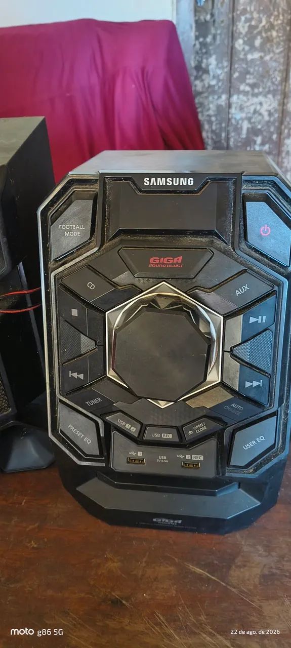 Mini System da Samsung completo bem conservado  - Foto 4