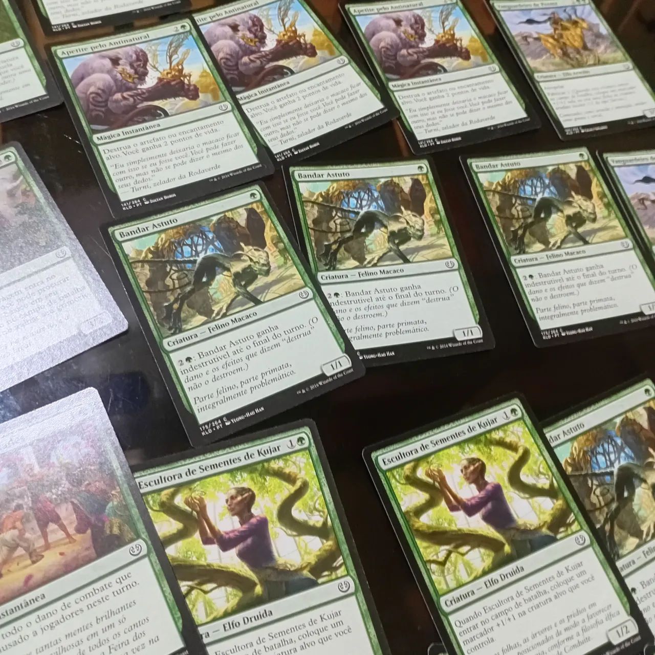 Deck Magic The Gathering Verde - Mono Green Casual (61 cartas) - Foto 3