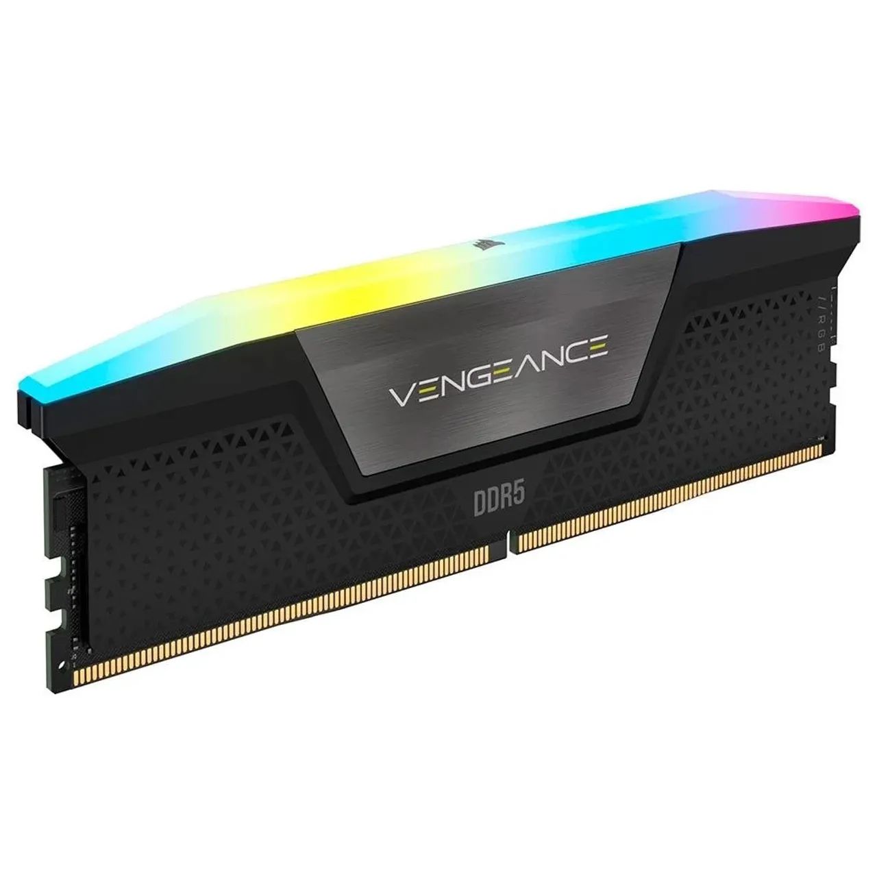 Memória DDR5 Corsair Vengeance RGB, 32GB (2x16GB), 5200MHz, Preto, CMH32GX5M2B5200C40