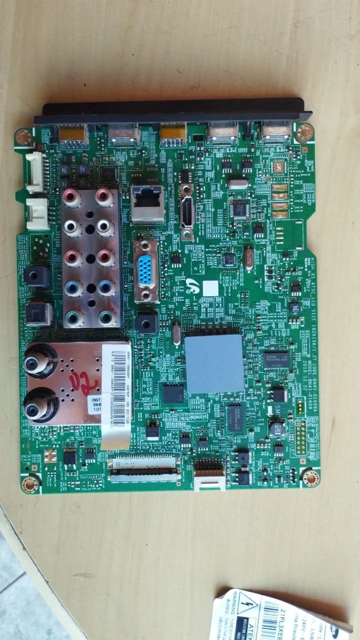 placa TV Samsung  40 polegadas Mod; LN40D55OK7GXZD 