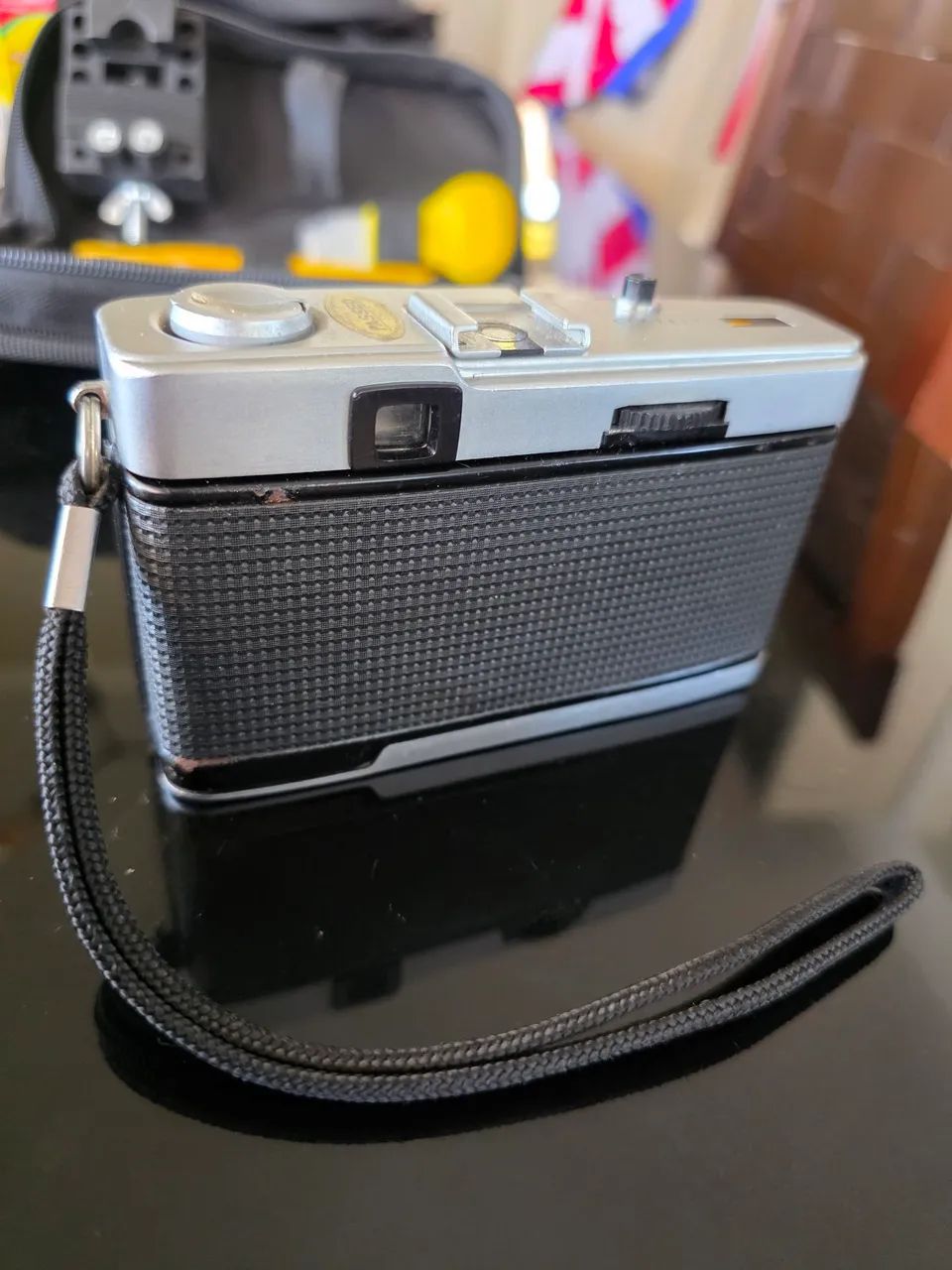 OLYMPUS TRIP35オリンパストリップ35貴重ブラック Olympus Trip 35 câmera fotográfica analógica vintage funciona tudo