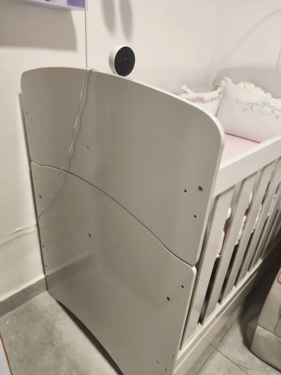 Berço, Kit berço, Poltrona com apoio e Cadeirinha de balanço  - Foto 4