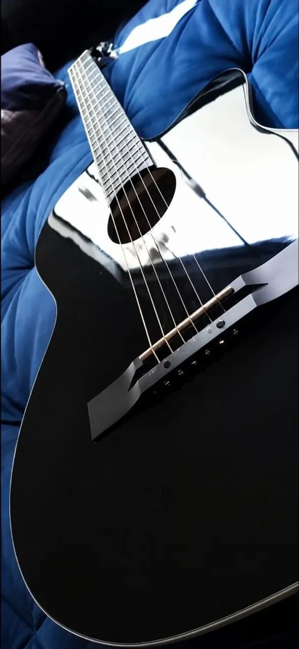 Violão Giannini Start Eletroacústico Aço Preto