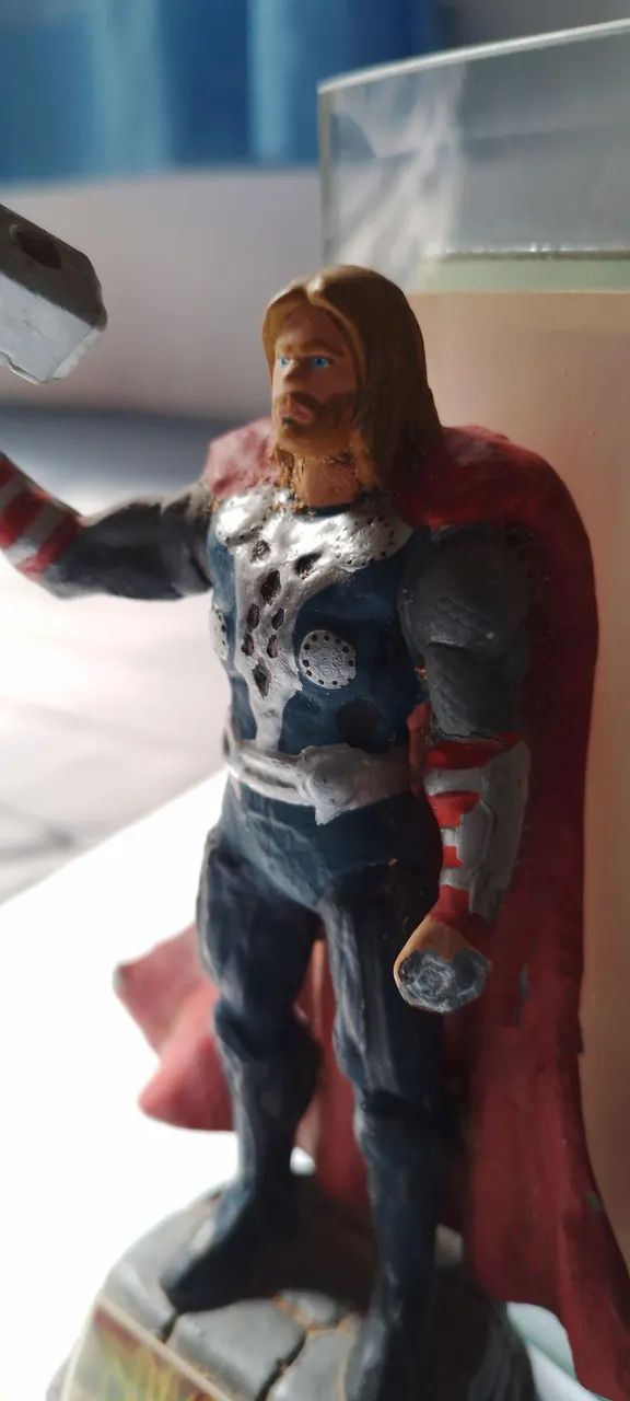 Miniatura Thor e Homem aranha de  chumbo - Foto 5