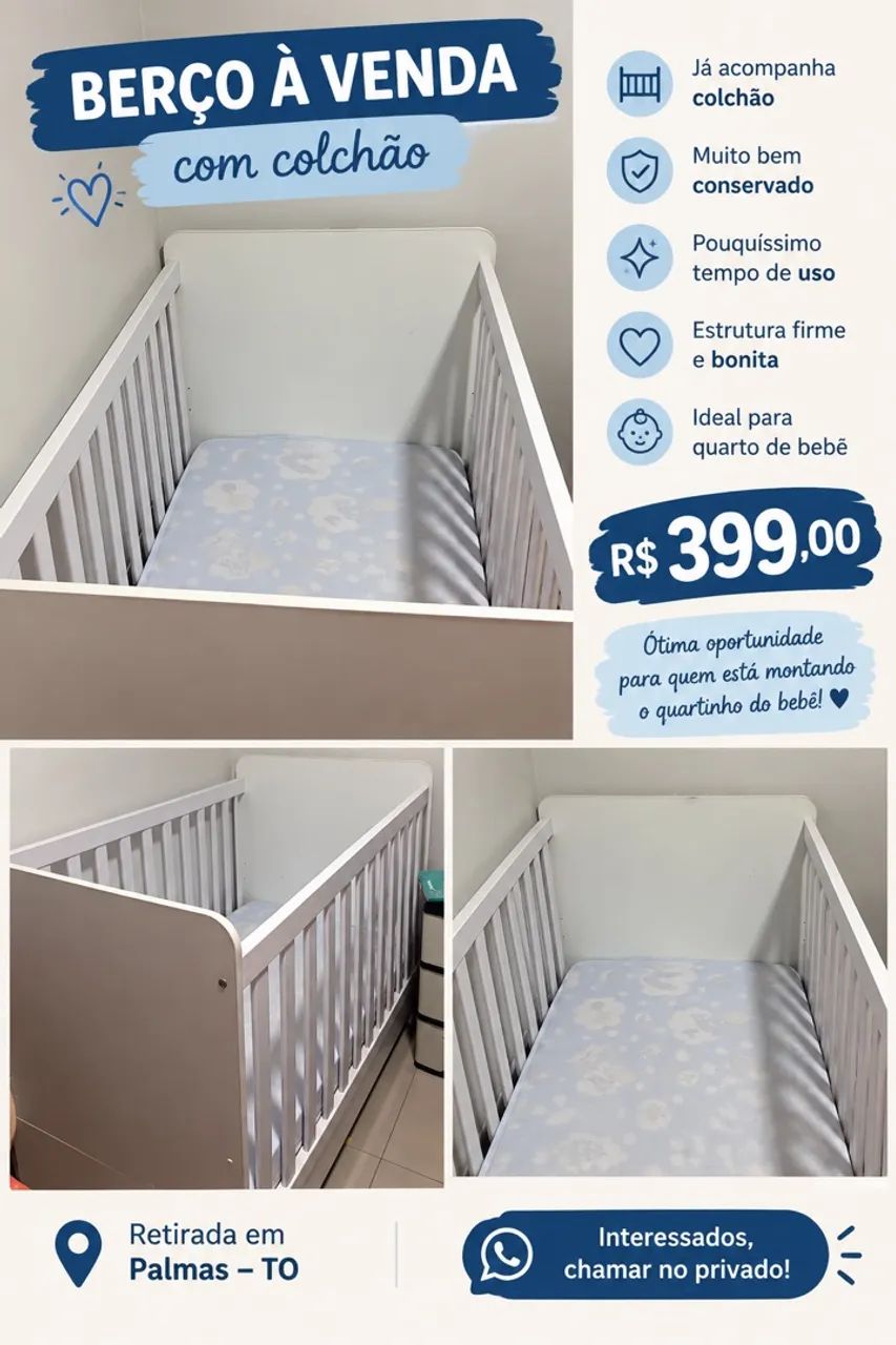 BERÇO INFANTIL  - Foto 3