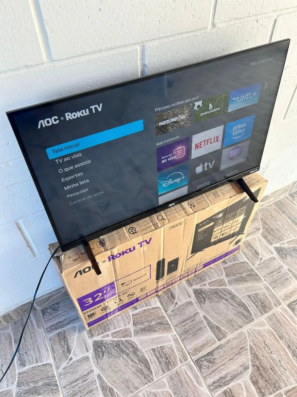 TV SMART AOC 32 POLEGADAS Roku FullHD  - Foto 3