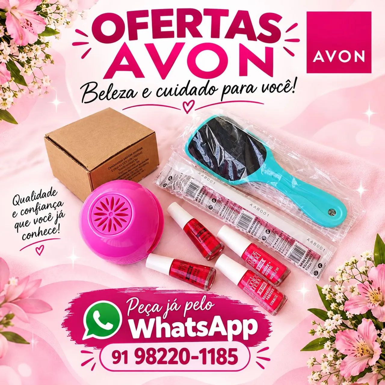 Natura, Avon, Odorata e semijóias 