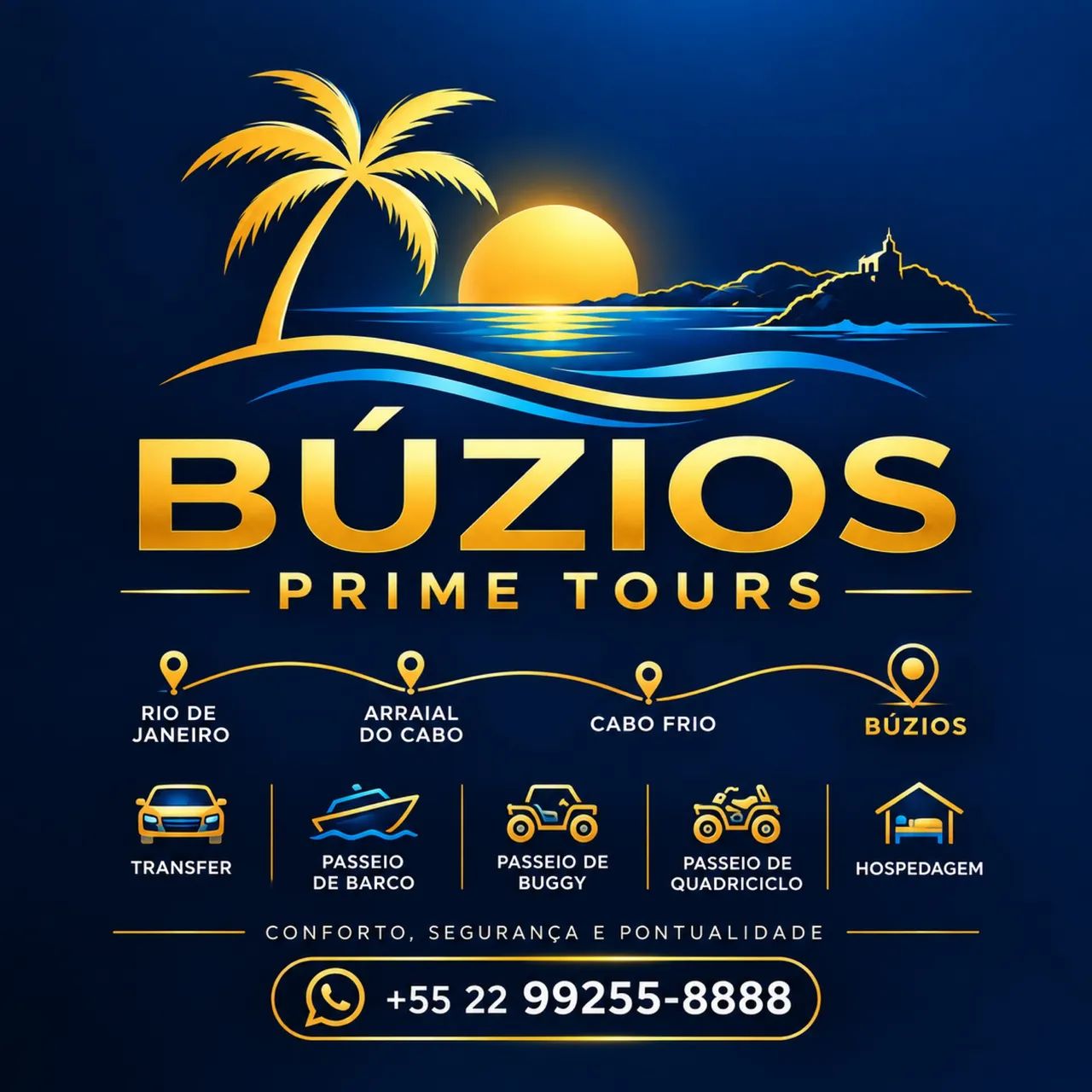PASSEIOS EM BÚZIOS E ARRAIAL DO CABO