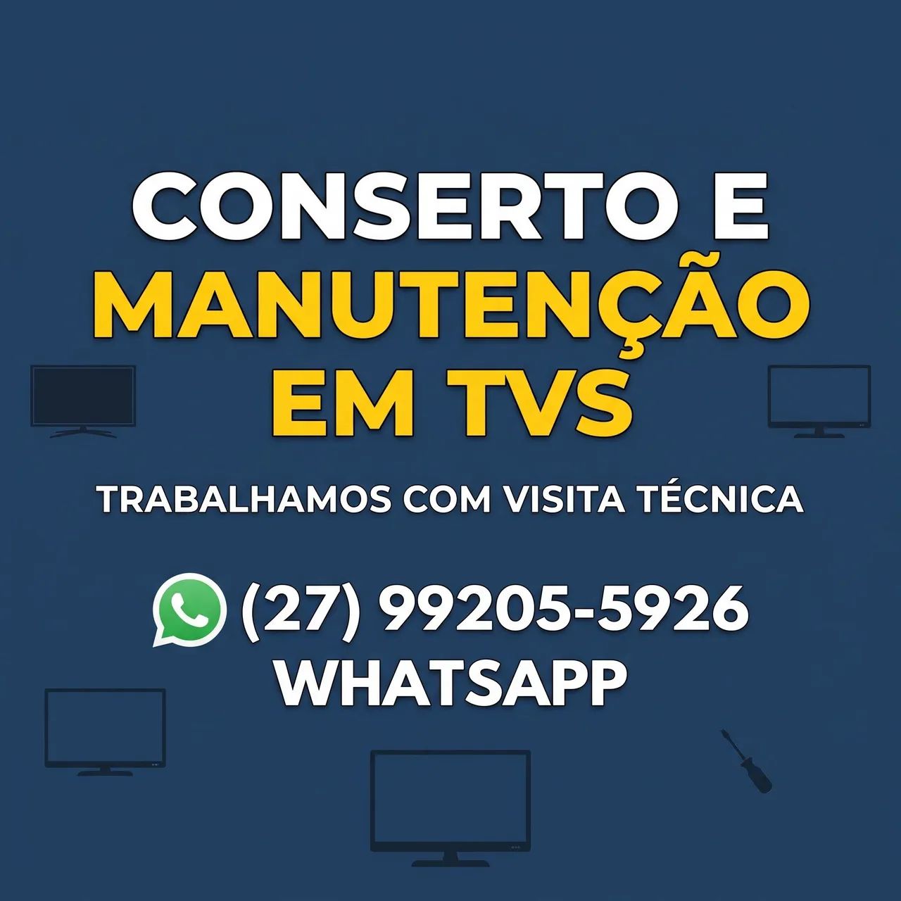 Conserto e manutenção em tv's 