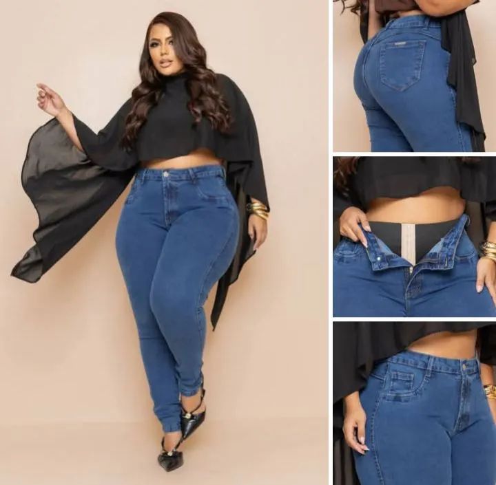 Seca barriga Calça com Cinta embutida lançamento - Foto 2