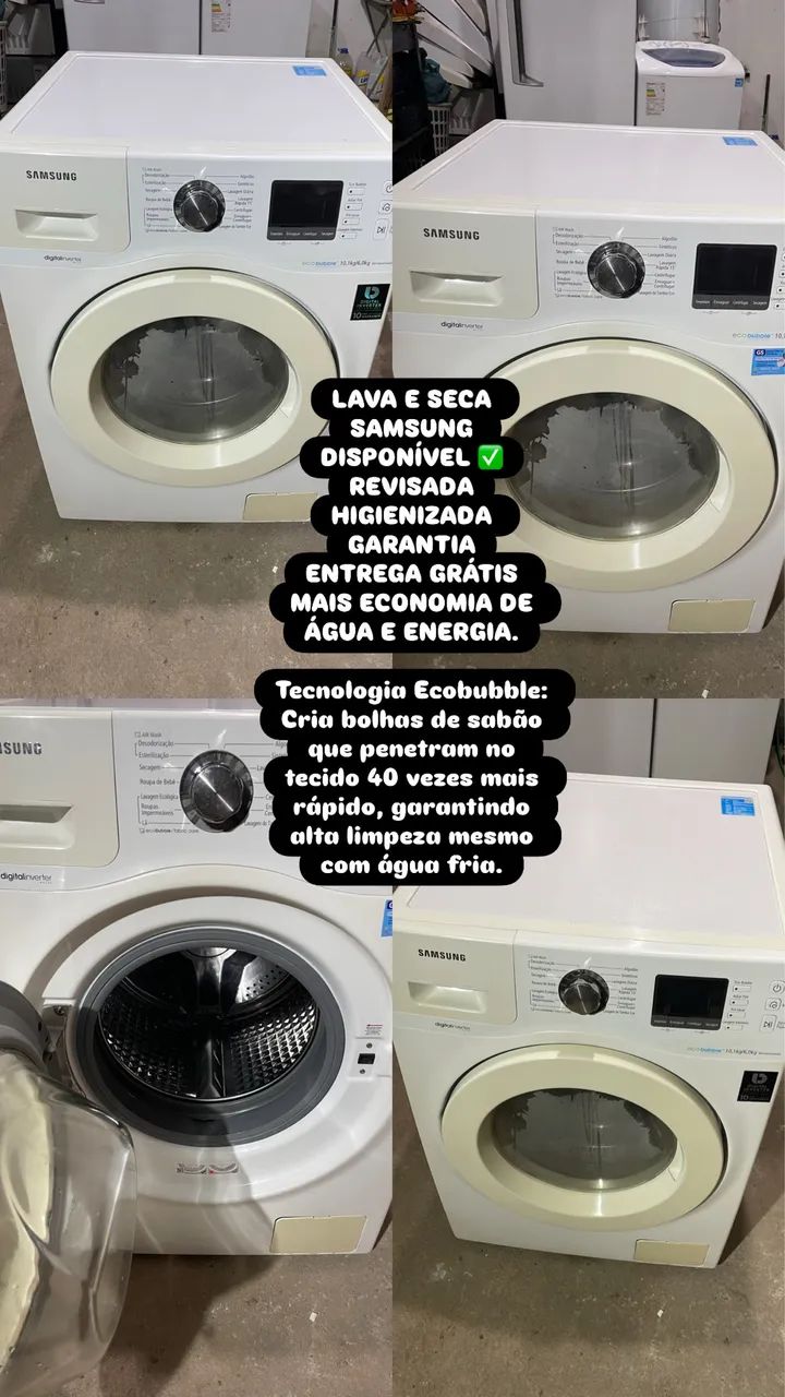 LAVA E SECA SAMSUNG TOPADA 