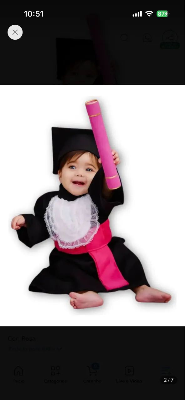 Roupa mesversario