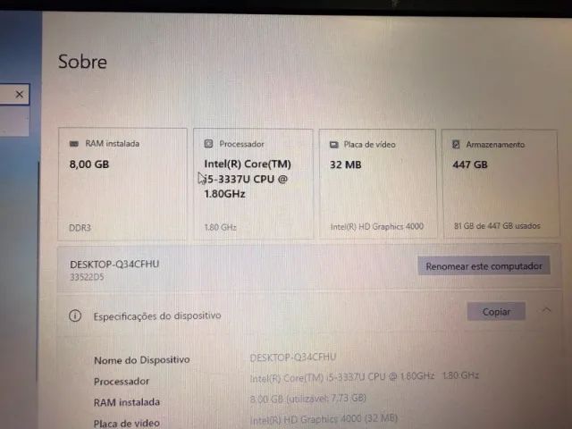 Notebook Lenovo ThinkPad T430u (i5, 8GB RAM, SSD 480GB) + Kit Completo - Foto 3