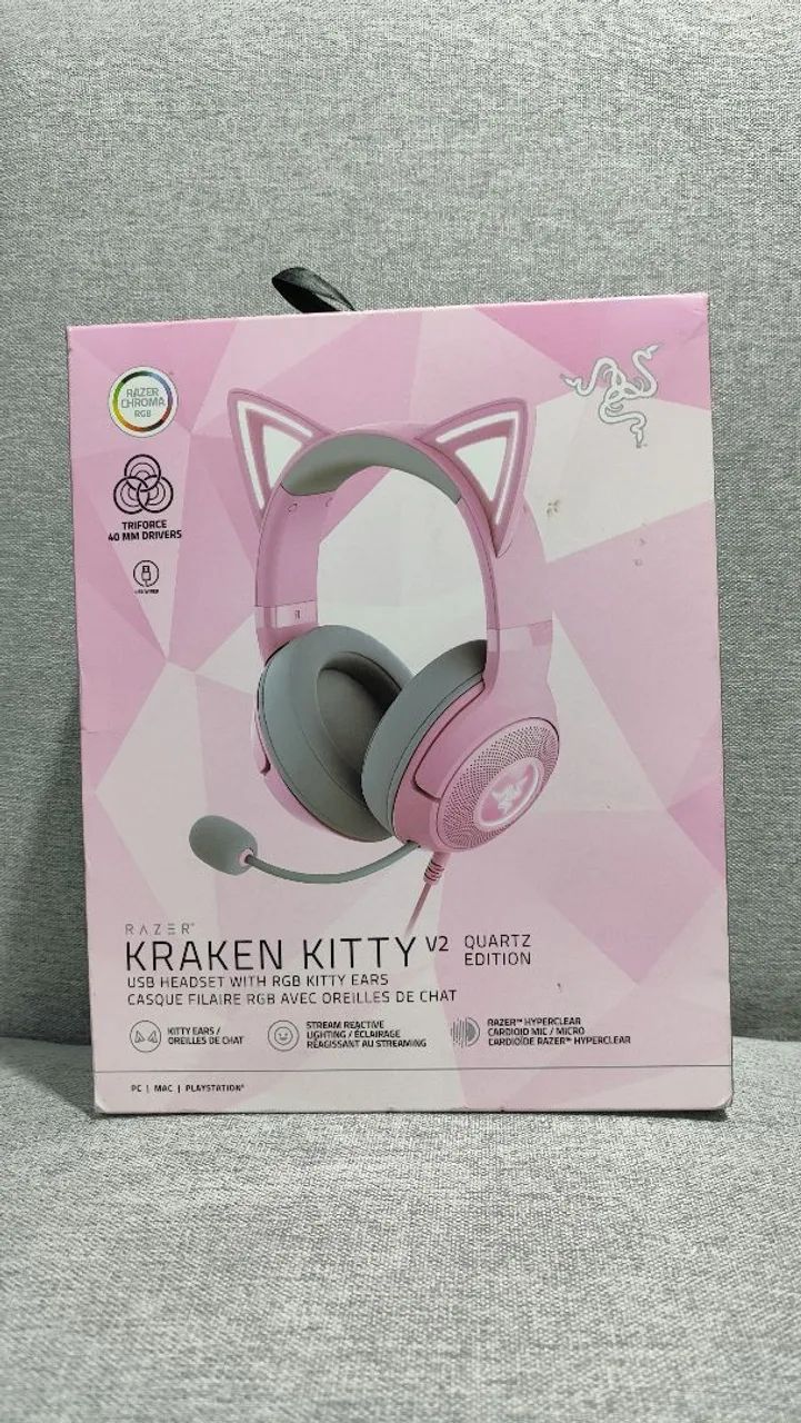 Headset Kraken kitty v2 pink Razer