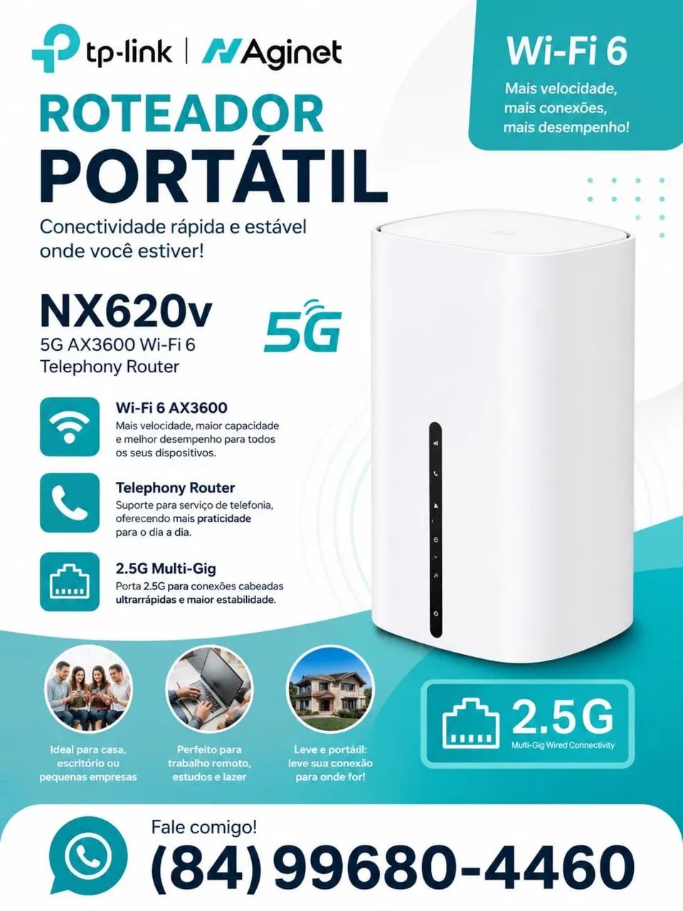 ROTEADOR PORTÁTIL 