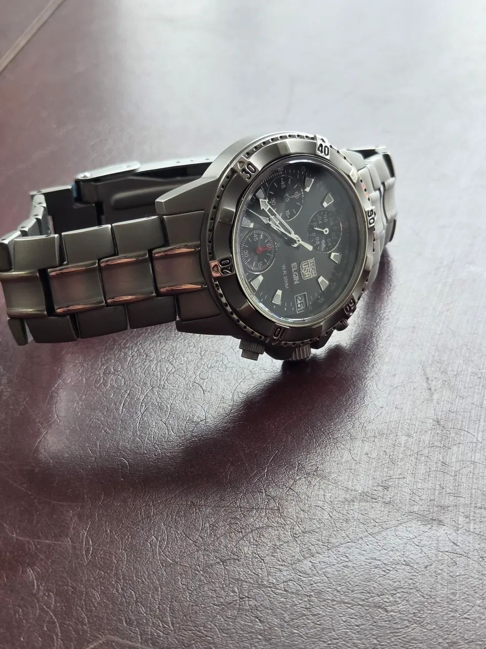 Relógio Elgin Diver 200m Titanium  - Foto 4