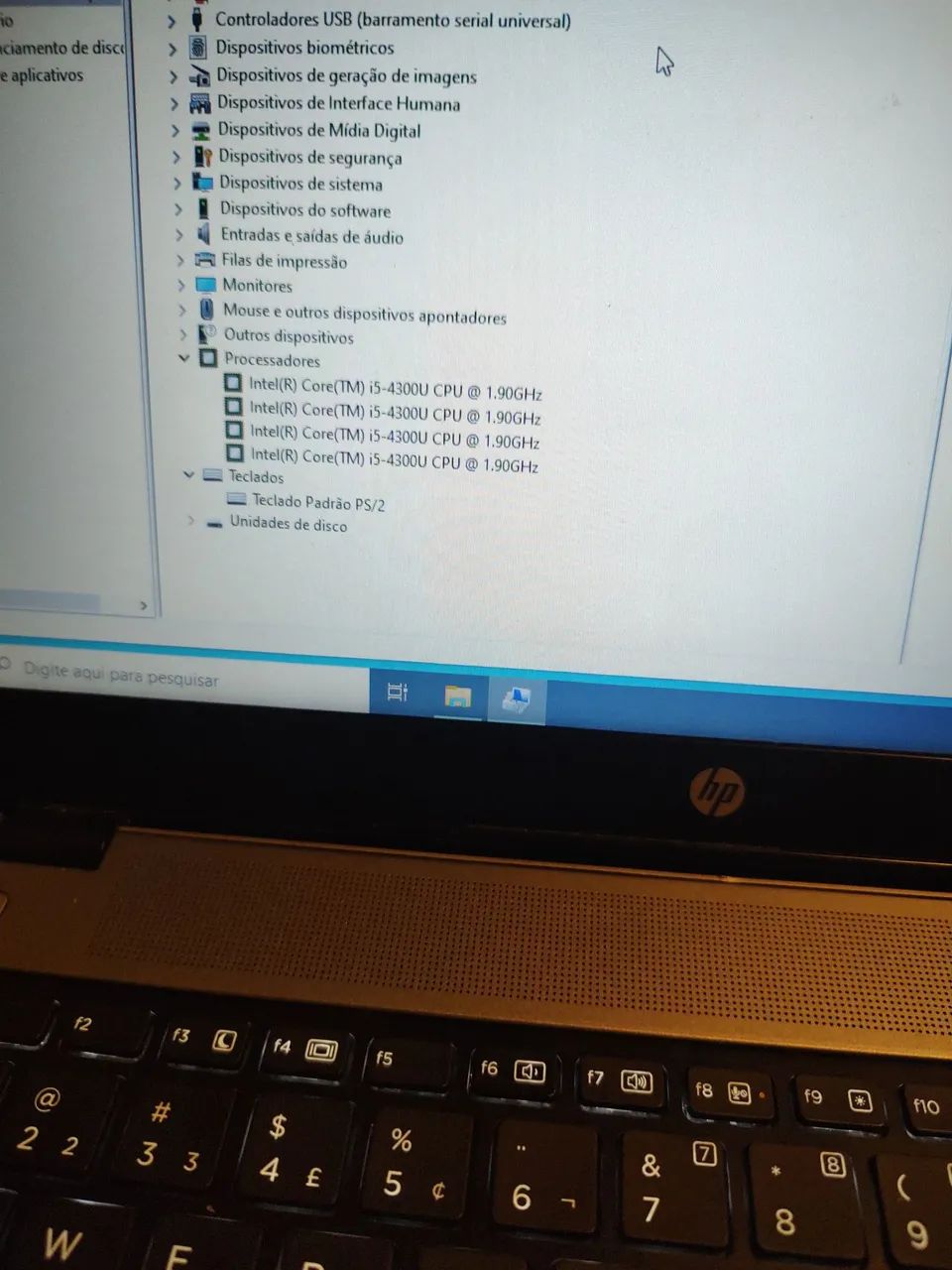 Notebook Hp i5 com 8 gigas e SSD  - Foto 4