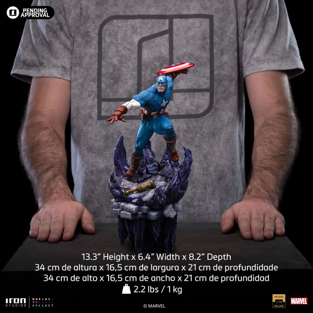 Captain America Deluxe - Infinity Gauntlet Diorama - BDS Art Scale