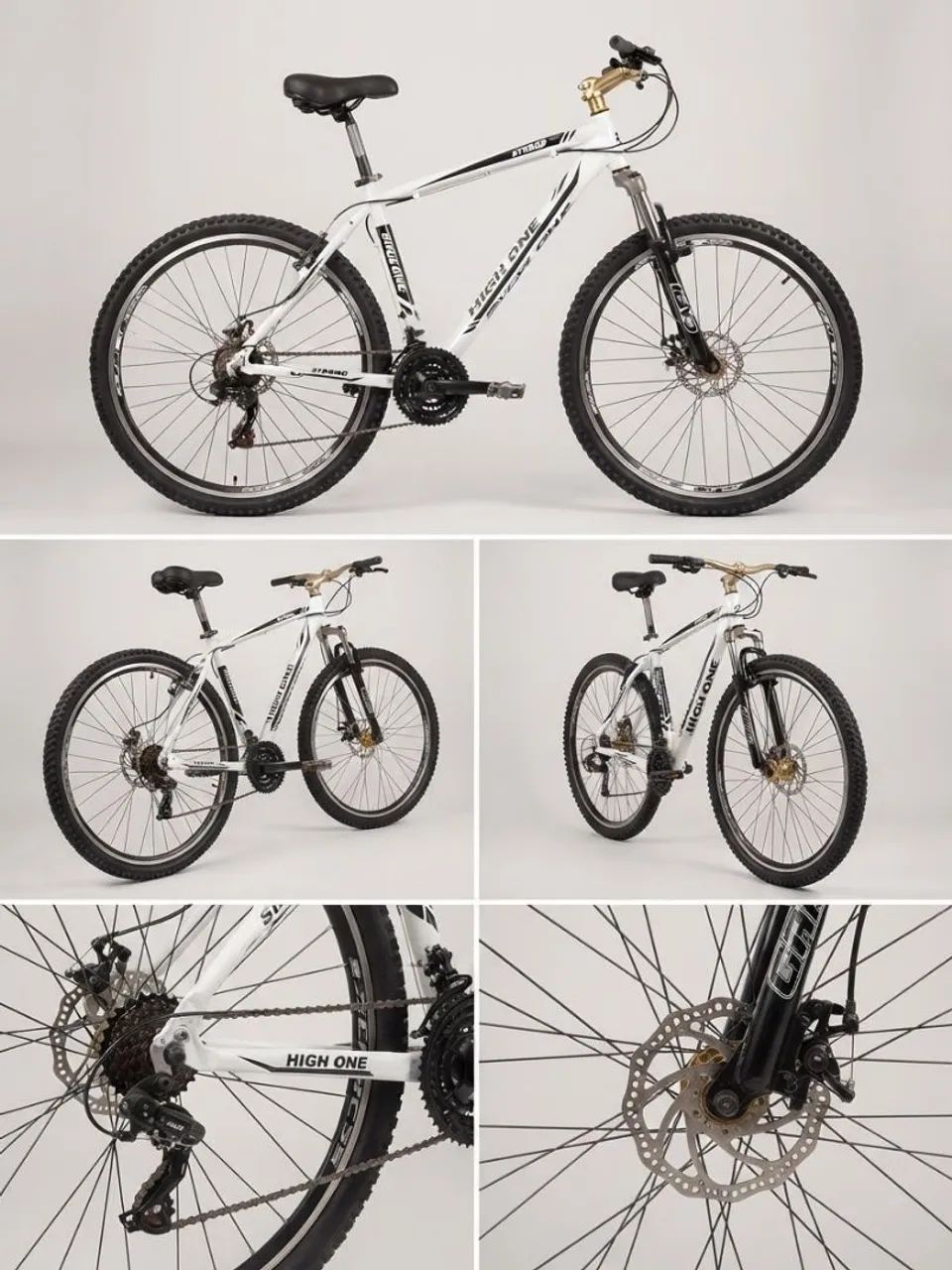 Bicicleta com quadro de alumínio aro 26 - Highone Strong 