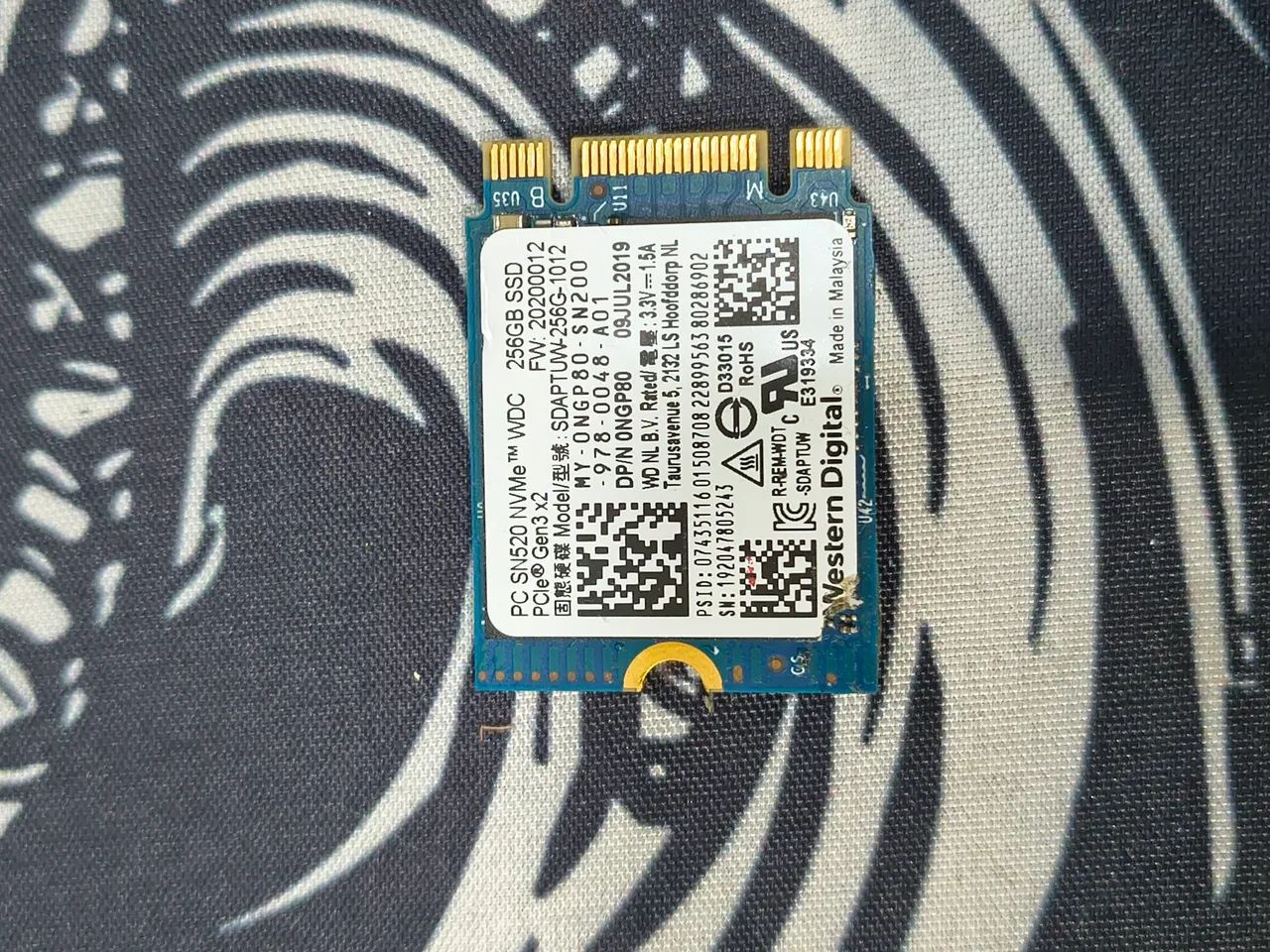 SSD M2 SATA 256gb