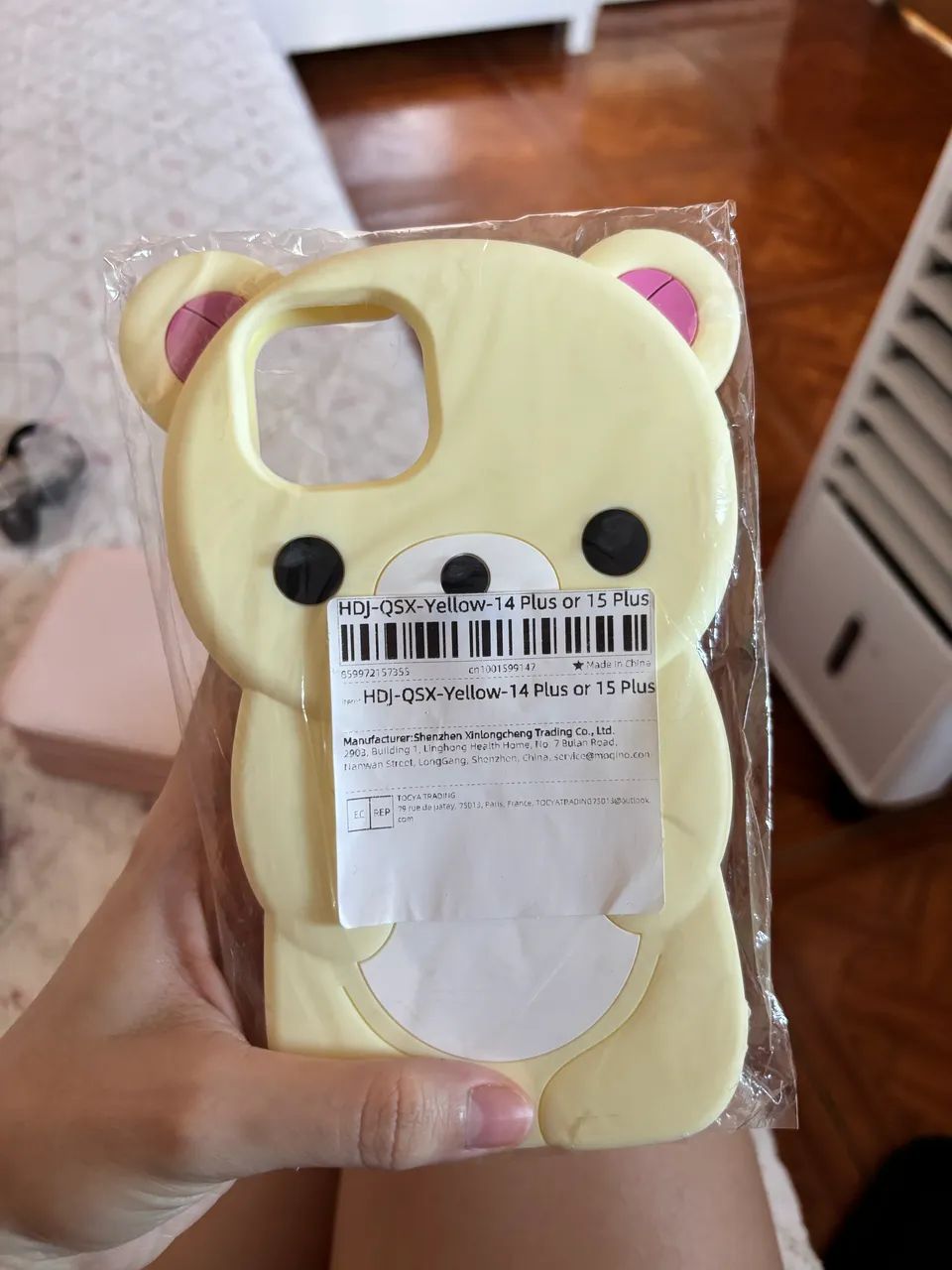 Capinha iPhone 15 plus / 14 plus fofa kawaii